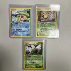 Pokemon TCG Ex Deoxys Card Lot Lidicolo Ninjask Shiftry - Image 1