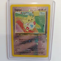 Togepi 4/18 Southern Islands Reverse Holo Pokemon TCG Trading Card Sleaved 2001 - Image 1