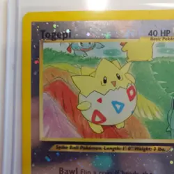 Togepi 4/18 Southern Islands Reverse Holo Pokemon TCG Trading Card Sleaved 2001 - Image 3