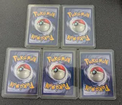 Pokemon The First Movie promo cards Pikachu, Mewtwo, Dragonite, Electabuzz VG/NM - Image 2