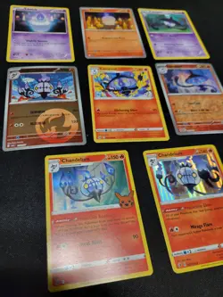 Chandelure Litwick POKEMON card Set Of 8 Collection English Mp/Nm Tcg - Image 1