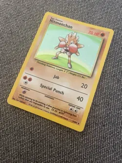 Pokemon TCG Hitmonchan Holo Rare Card Base Set 7/102 - Image 3