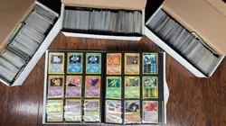 Pokemon Card Collection Vintage And Modern Binder + 20 Lbs of Bulk - Image 1