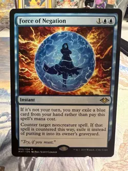 Force of Negation - Modern Horizons MH1 - Near Mint NM - MTG Magic the Gathering - Image 1
