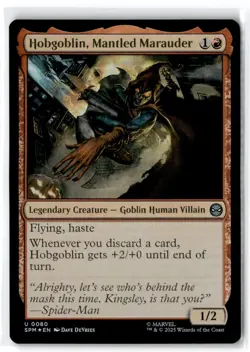 2025 Marvel's Spider-Man Hobgoblin, Mantled Marauder Expansion/Uncommon Foil #80 - Image 1
