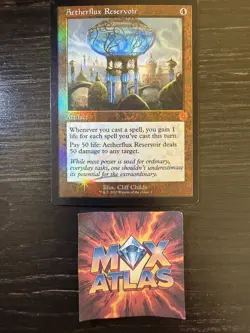 MTG - Aetherflux Reservoir - The Brothers' War: Retro Frame - Artifacts Foil -LP - Image 1