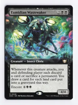 Eumidian Wastewaker (Extended Art) 28 (R) MTG Commander Edge of Eternities (EOC) - Image 1