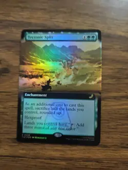 Tectonic Split Extended Art Foil MTG, Avatar: The Last Airbender - Image 1