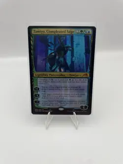 Tamiyo, Compleated Sage - MTG Mythic Planeswalker Foil - Kamigawa: Neon Dynasty - Image 1