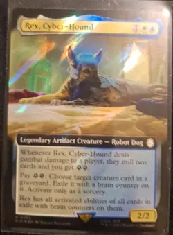 Rex, Cyber-Hound (Extended Art) (Surge Foil) Universes Beyond: Fallout Foil - Image 1