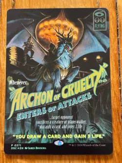 Archon of Cruelty - Duskmourn - MTG - FOIL - 0371 - Image 1