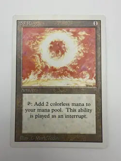 NM Sol Ring Revised Mtg Magic the Gathering Never Played - Image 1