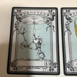 4 Autographed Signed, RK Post token, Magic The Gathering MTG Thopter 1/1 - Image 2