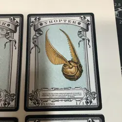 4 Autographed Signed, RK Post token, Magic The Gathering MTG Thopter 1/1 - Image 3