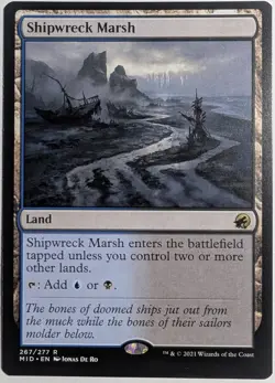 Shipwreck Marsh x1 Innistrad: Midnight Hunt Magic the Gathering MTG LP/NM - Image 1