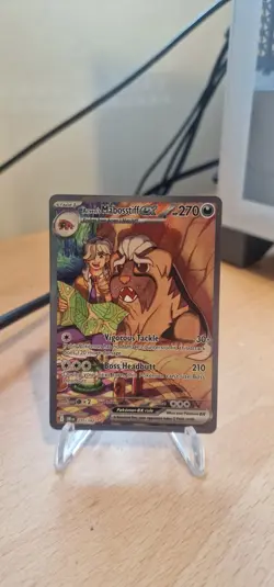 Arvens Mabosstiff EX 235/182 Destined Rivals Full Art Card Pokemon TCG - Image 1