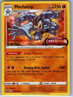 Machamp - (Prerelease) SWSH243 Sword & Shield Promo - Pokemon Card - NM - Image 1