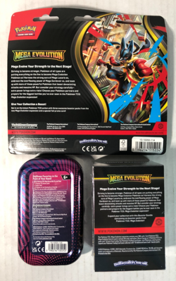 Pokemon Mega Evolution Booster Bundle & Heroes Mini Tin & Golduck 3 Pack Blister - Image 4