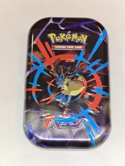 Pokemon TCG: Mega Heroes Mini Tin - Mega Lucario Artwork (Factory Sealed) - Image 1