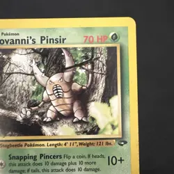 Pokemon Vintage 1st Edition Non-holo Rare Giovanni's Pinsir 24/132 Gym Challenge - Image 3