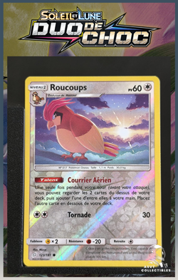 Carte Pokemon Roucoups 123/181 Reverse SL9 Duo De Choc FR - Image 1