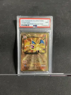 2021 Pokemon Celebrations Ultra Premium Collection Charizard #4 PSA 9 Mint - Image 2