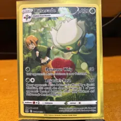 Pokemon TCG Roserade TG02/TG30 Lost Origin Trainer Gallery Full Art Holo NM - Image 1