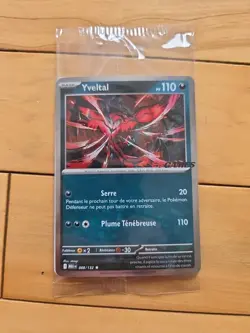 Sealed Yveltal 088/132 Reverse Holo Mega Evolution Pokemon GAMESTOP PROMO Fr - Image 1
