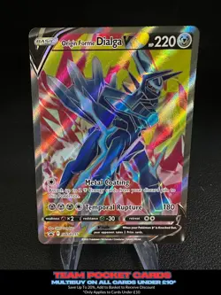 Origin Forme Dialga V SWSH255, Black Star Promo, Pokemon, NM - Image 1