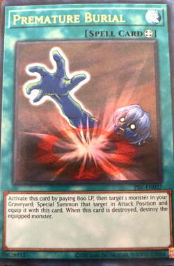 Premature Burial - PSV-EN037 ULTRA RARE Unlimited Yugioh TCG Card - Image 1