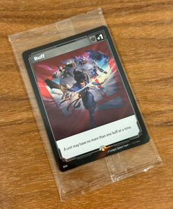 Riftbound Buff, Fist Bump Promo, Exclusive Card RIOT GAMES [SEALED] - Image 1
