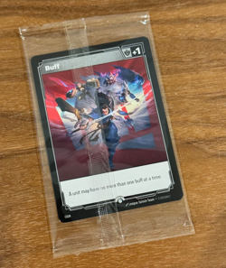 Riftbound Buff, Fist Bump Promo, Exclusive Card RIOT GAMES [SEALED] - Image 2
