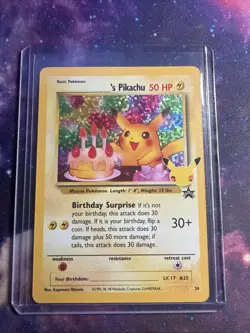 Pokemon ______'s Pikachu Celebrations Classic Collection Holo Promo Card 24/53 - Image 1