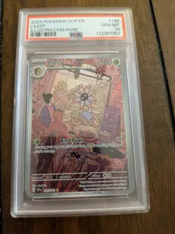 PSA Gem Mints 10 Lileep Stellar Crown Full Art Pokemon Card - Image 1
