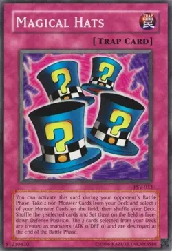 Magical Hats - PSV-033 - Super Rare - Unlimited Edition YuGiOh TCG Card - Image 1