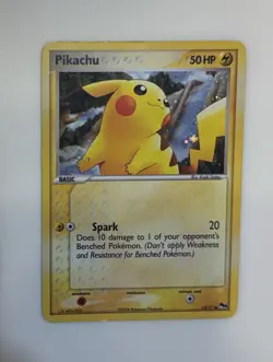 Pikachu Holo #13/17 Swirl 2006 Pokemon POP Series 4 LP/MP Card - Image 1