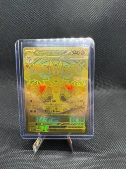 Pokemon TCG Mega Lucario EX Gold Mega Evolutions Card 188/132 Secret Rare - Image 1