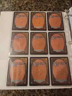Vintage Magic The Gathering Binder Collection Card Lot MTG 1993-2003 Rares - Image 5