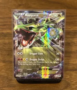 Rayquaza EX XY73 XY Black Star Promo Holo Pokemon Card LP - Image 1