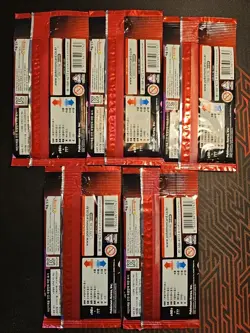 5x Pokemon Card Glory of Team Rocket (Destined Rivals) SV10 Korean Booster Packs - Image 2
