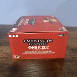 One Piece TCG: OP13 Carrying On His Will Booster Box New & UNSEALED English - Image 5