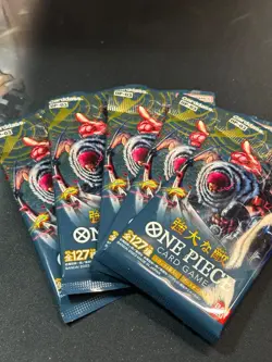 ONE PIECE Card Game OP-03 Booster Pack ×5 Pillars of Strength (Japanese) Sealed - Image 1
