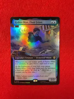 Hydro-Man, Fluid Felon - Foil - Borderless - Marvel's Spider Man - Magic - MTG - Image 1