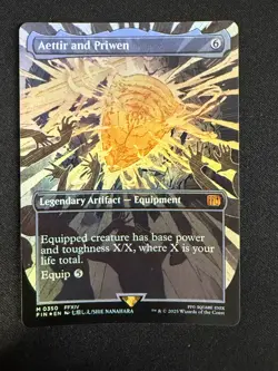 Aettir and Priwen (FOIL BORDERLESS) Final Fantasy - Magic the Gathering - Image 1