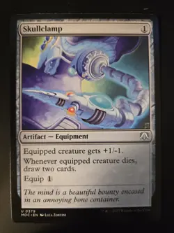 Skullclamp NM Commander: March of the Machine MTG FREE SHIPPING - Image 1