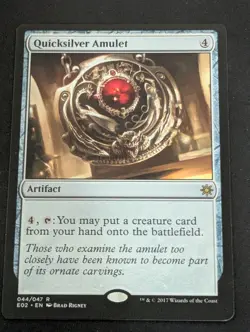 Quicksilver Amulet #44 (NM) Explorers of Ixalan E02 Magic MTG - Image 1