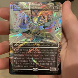 HALO FOIL Myrel, Shield of Argive Encyclopedia Secret Lair Magic MTG NM - Image 1