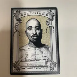 Autographed Signed, RK Post token, Magic, the gathering MTG Tupac Soldier 1/1 - Image 1