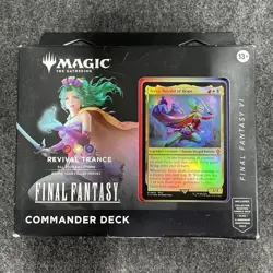 WIZARDS OF THE COAST MTG Revival Trance Final Fantasy Commander Deck Worn Box - Image 1
