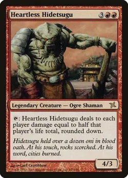 Heartless Hidetsugu NM/M Betrayers of Kamigawa Red Ogre Shaman Mtg Magic English - Image 1